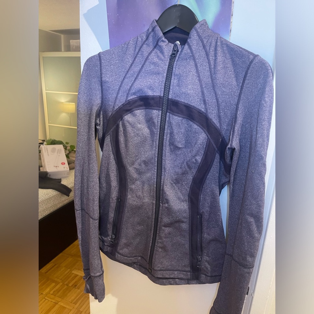 Lululemon Athletica Womens Purple Long Sleeve - Luon Define Size 8
